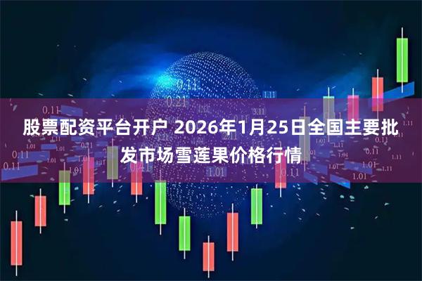 股票配资平台开户 2026年1月25日全国主要批发市场雪莲果价格行情