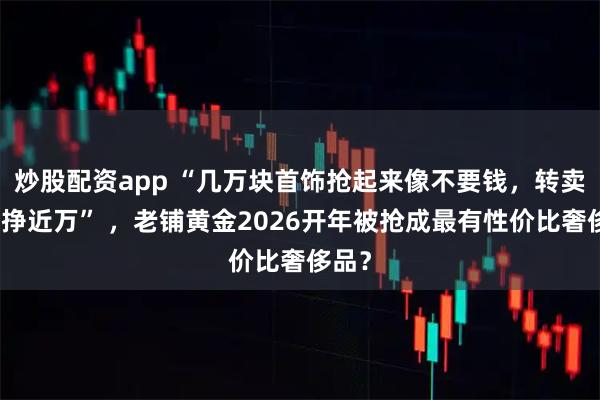 炒股配资app “几万块首饰抢起来像不要钱，转卖一单挣近万” ，老铺黄金2026开年被抢成最有性价比奢侈品？